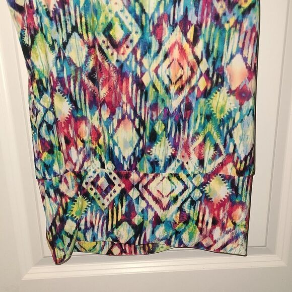 Jason Maxwell Tie Neck Watercolor Blouse - Picture 12 of 13